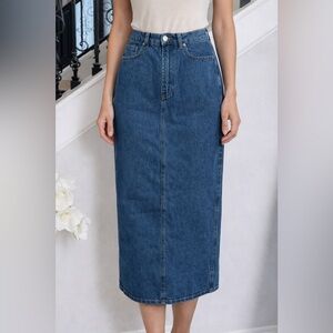 Forever 21 Blue Denim Skirt